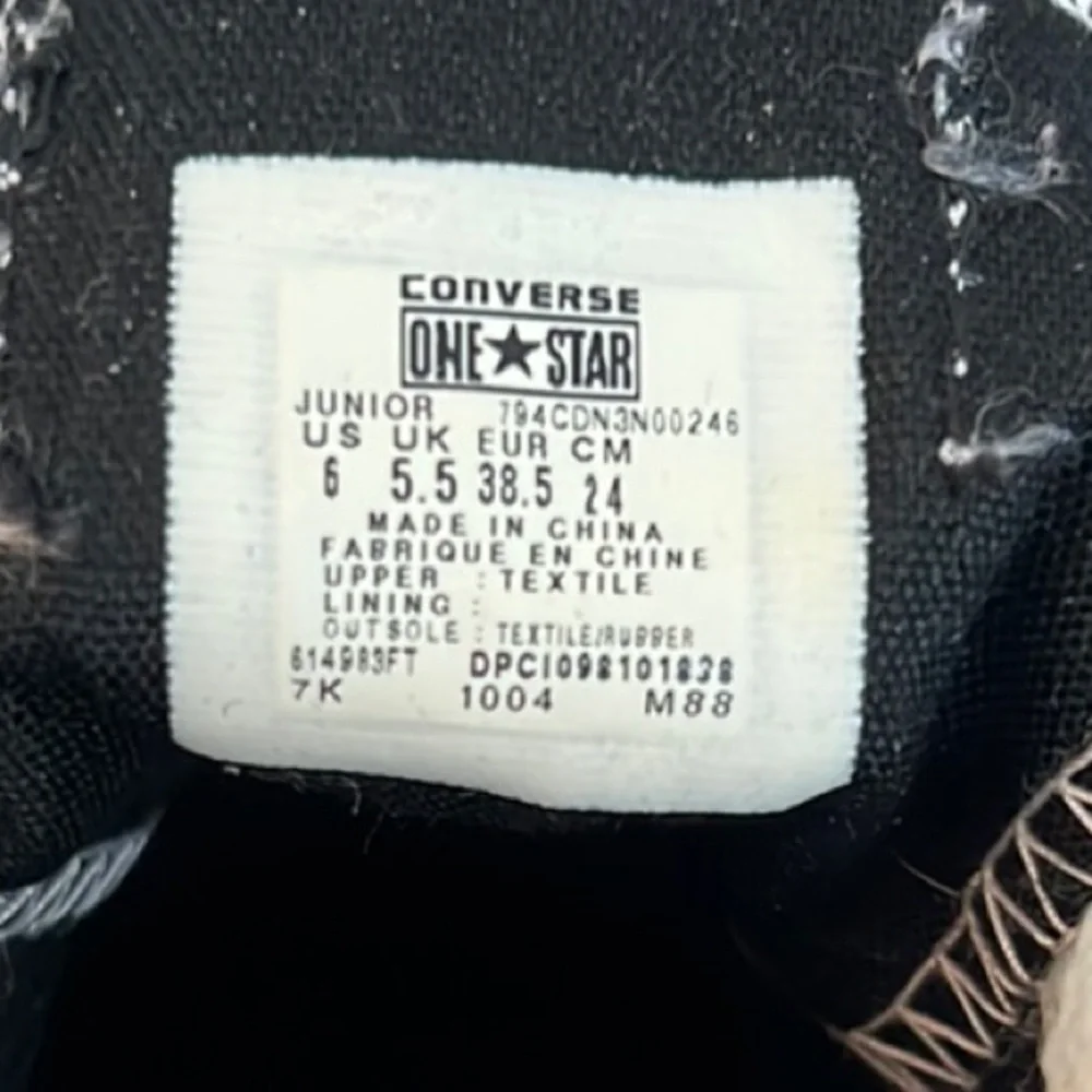Converse Black Sneakers with Orange and Yellow Flames - Picture 4 of 4